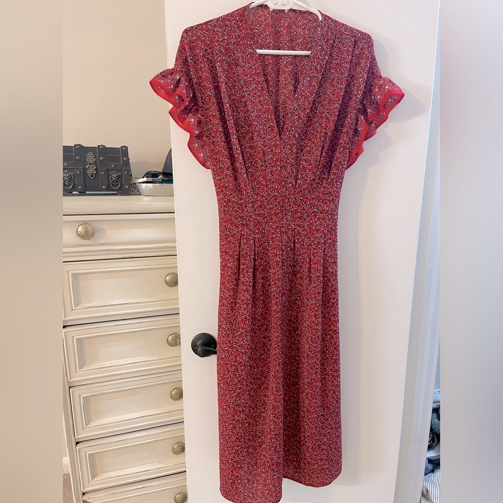Max Studio excellent condition tie back dress
